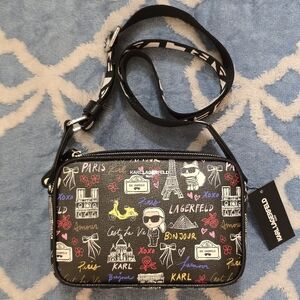 Karl Lagerfeld Paris Maybelle Crossbody Icons Camera Bag